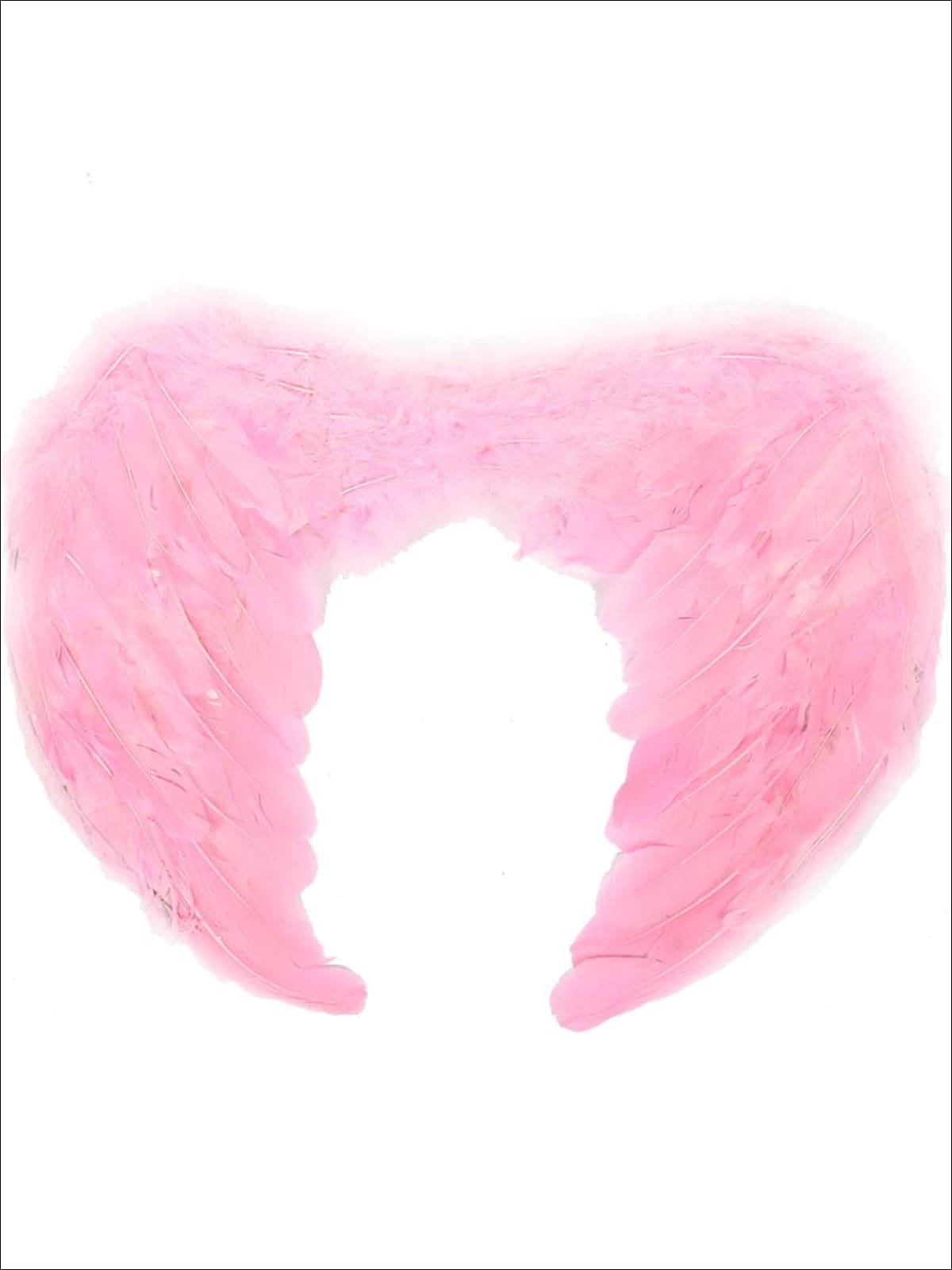 Girls Feather Halloween Costume Wings - Pink / One Size - Girls Halloween Costume