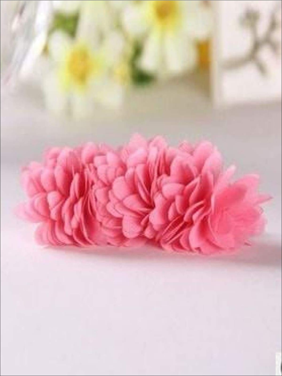 Girls Flower Petal Hair Band - Coral Pink / Small - Hair Accessories