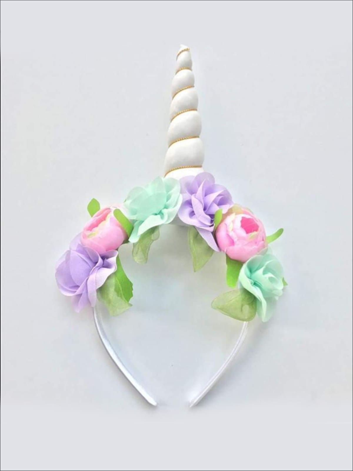 Halloween Accessories | Flower Unicorn Headband - Mia Belle Girls