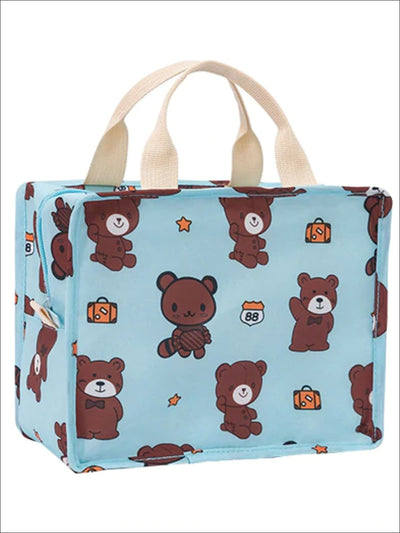 Girls Graphic Print Insulated Thermal Lunch Box - Mia Belle Girls