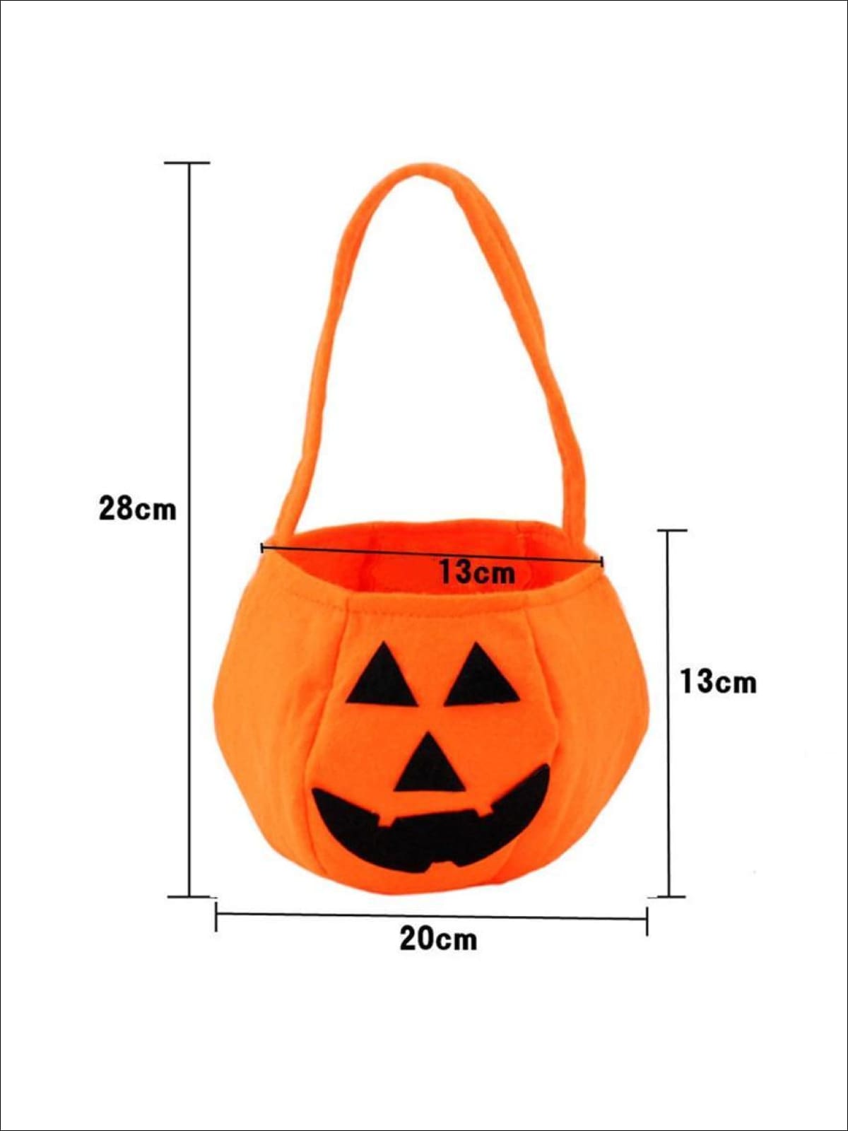 Girls Halloween Jack-O-Lantern Trick-or-Treat Bag - Accessories