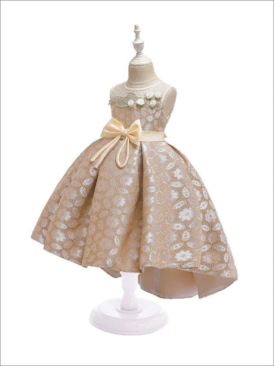 Girls Lacey Holiday Party Dress - Girls Fall Dressy Dresses