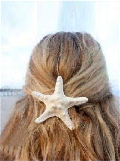 Girls Mermaid Starfish Hair Clip - Girls Hair Clip