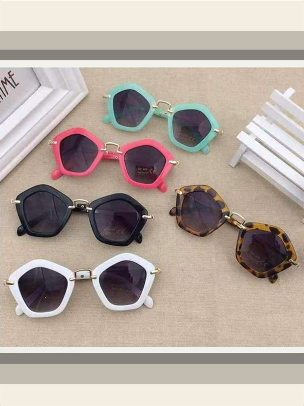 Girls Pentagon Sunglasses - Sunglasses