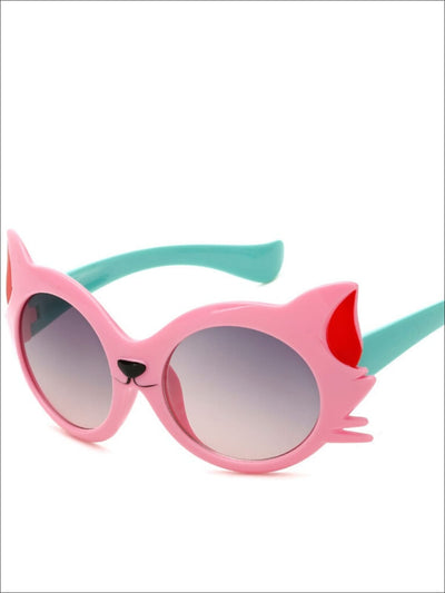 Girls Polarized Cartoon Cat Eye Sunglasses - Girls Accessories