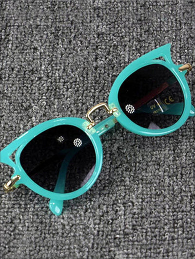 Girls Polarized Cat Eye Sunglasses - Mint - Girls Accessories