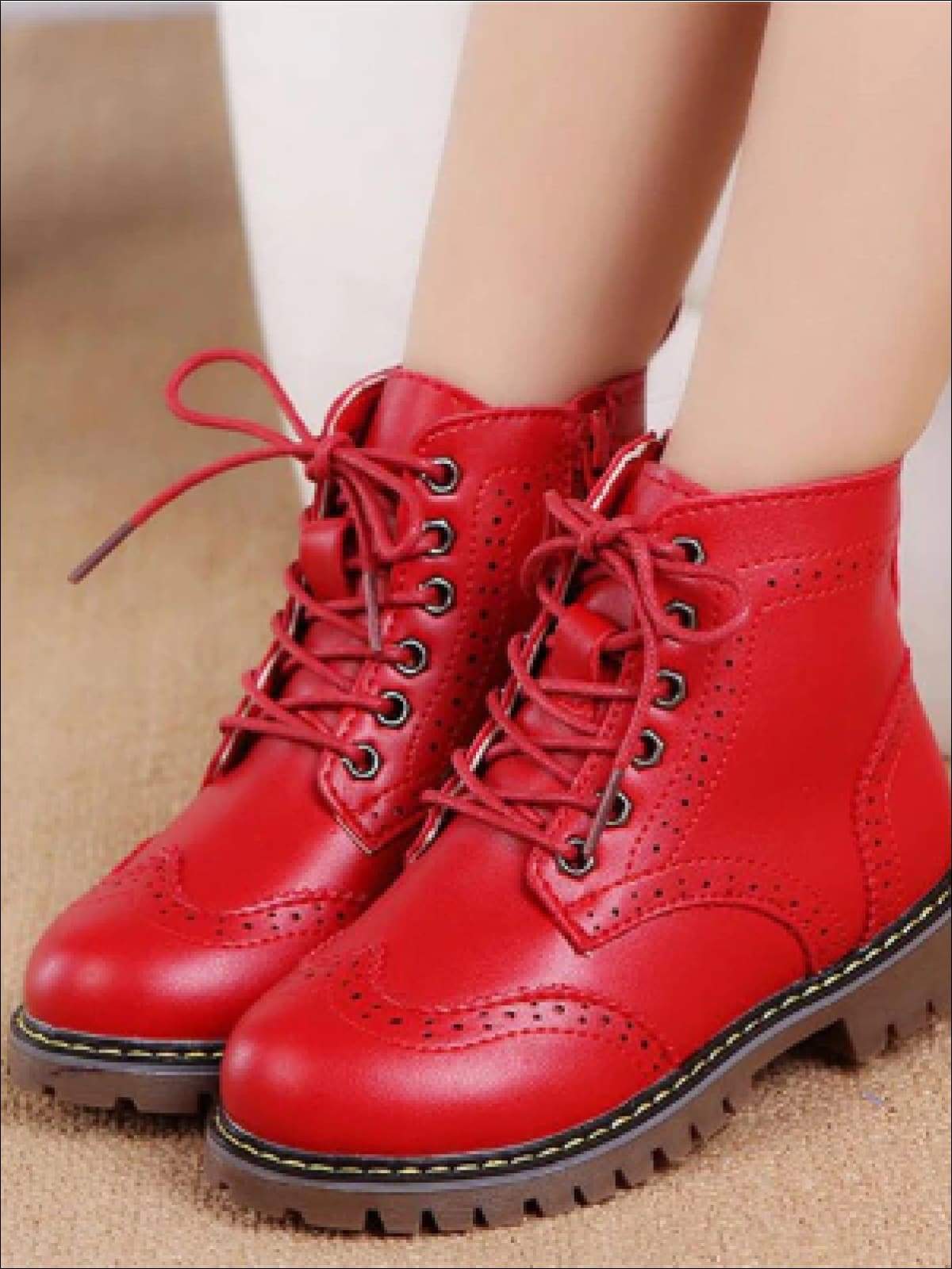 Little Girls Red Boots | Mia Belle Girls Shoes & Accessories