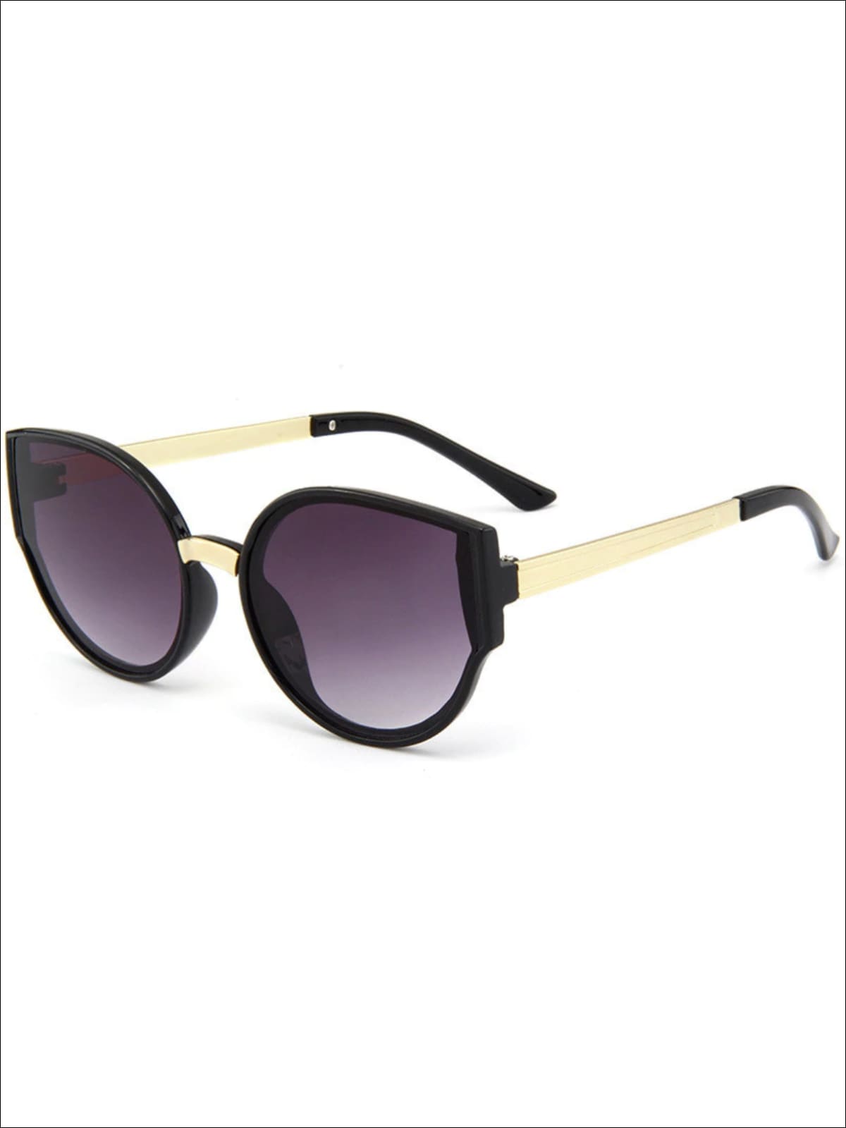 Girls Retro Cat Eye Sunglasses - Black - Girls Accessories