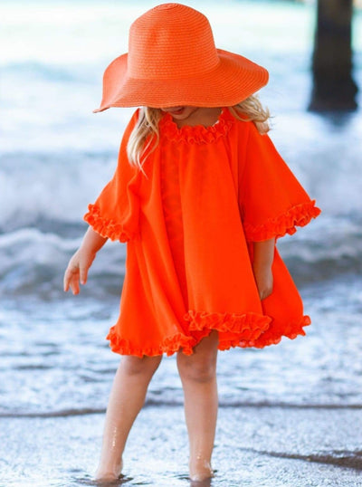 Kids Resort Wear | Girls Swimsuit Cover Ups | Swiss Tulle Cover Up