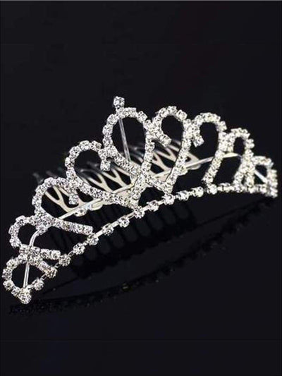 Girls Shimmering Cinderella Crown - Hair Accessories