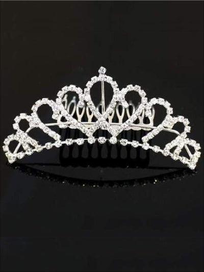 Girls Shimmering Cinderella Crown - One Size - Hair Accessories