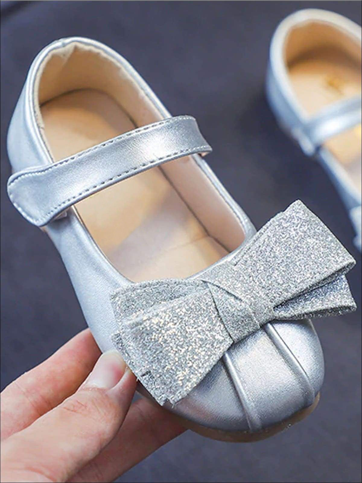 Mia Belle Girls Metallic Mary Jane Shoes | Shoes By Liv and Mia