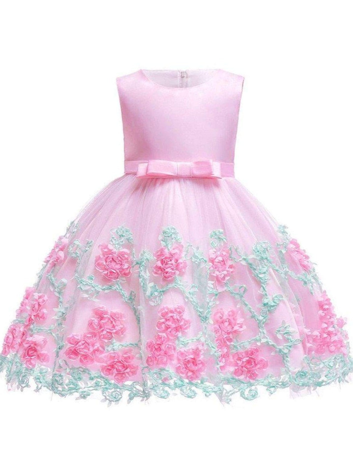 Cute Toddler Dresses | Girls Garden Buttercup Floral Tulle Party Dress