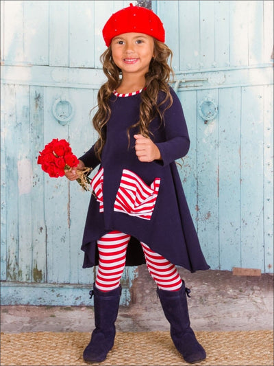 Cute Outfits | Slouch Pocket Tunic & Legging Set | Girls Boutique