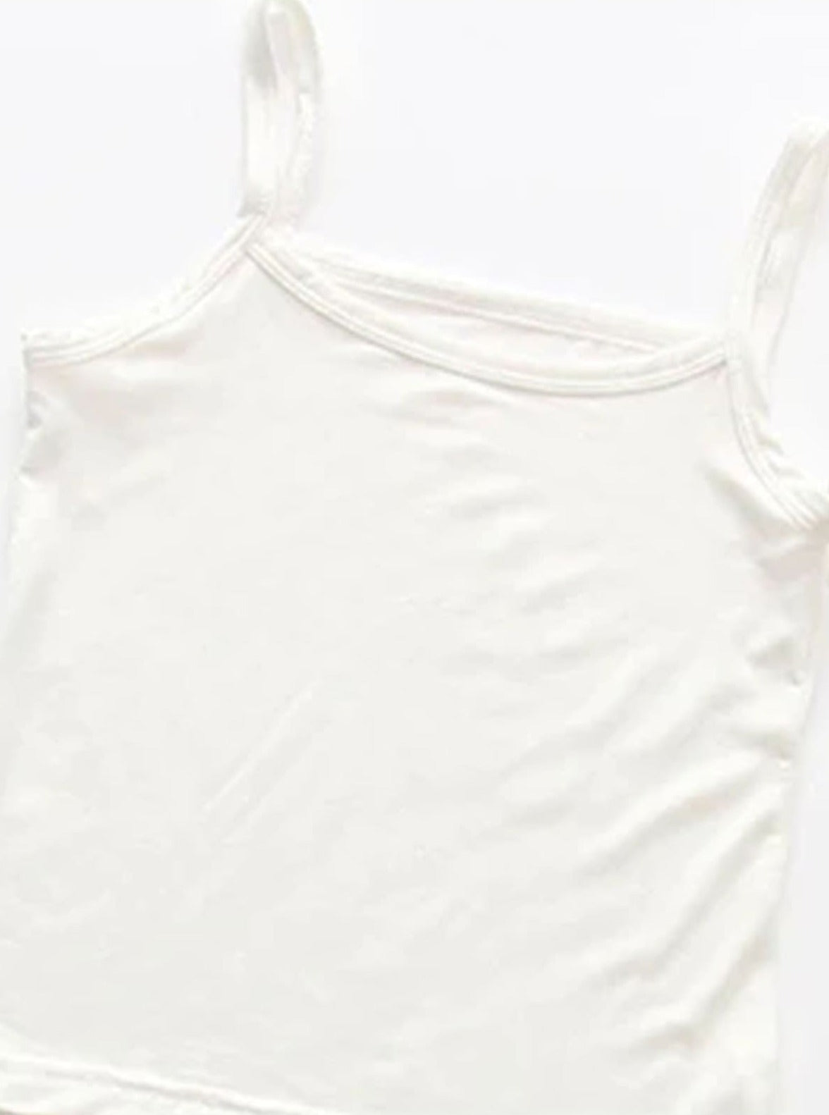 Girls Solid Camisole Tank Top - Girls Spring Casual Top