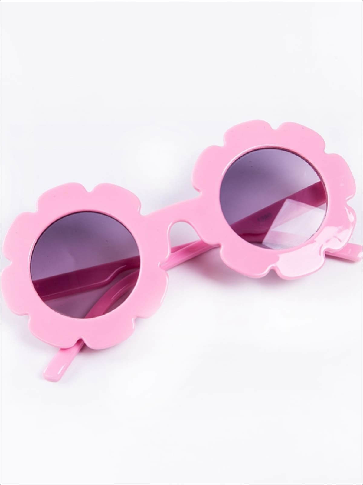 Girls UV Protected Round Flower Sunglasses - Pink - Girls Accessories