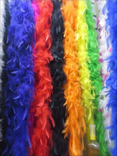 Girls Vintage Style Feather Boa Shawl ( Multiple Color Options) - Girls Halloween Costume