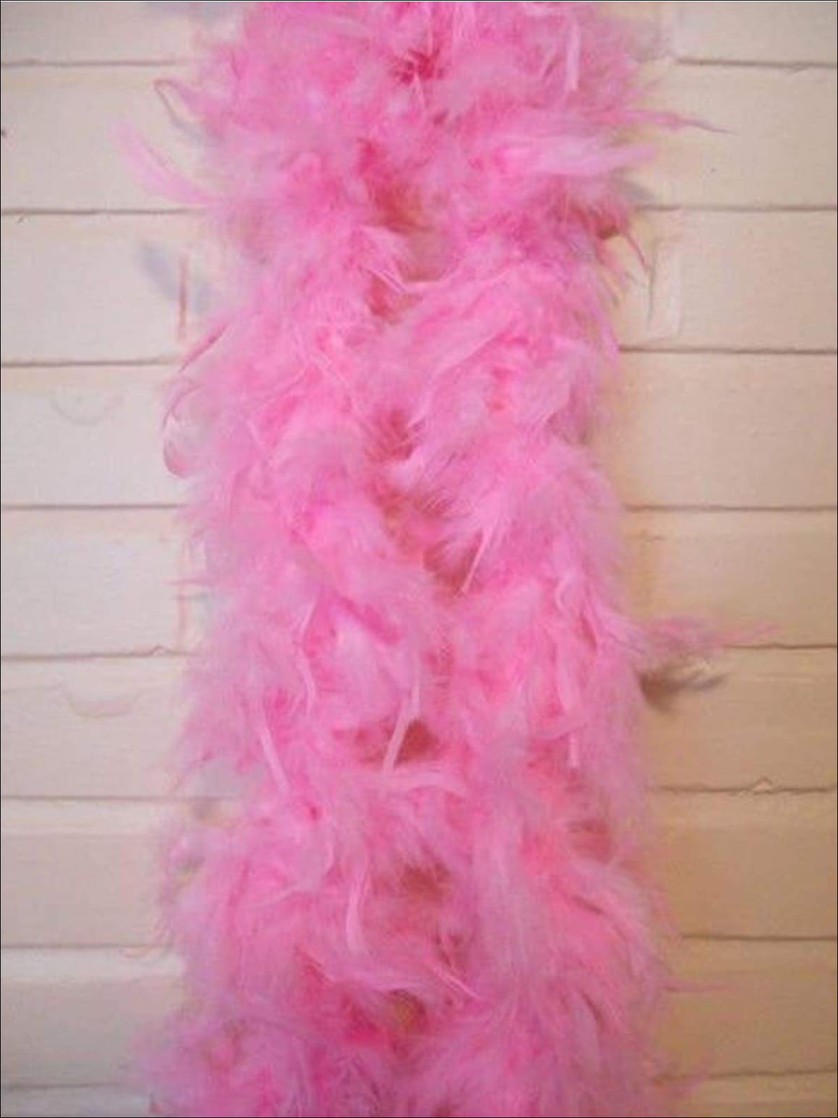 Girls Vintage Style Feather Boa Shawl ( Multiple Color Options) - pink - Girls Halloween Costume