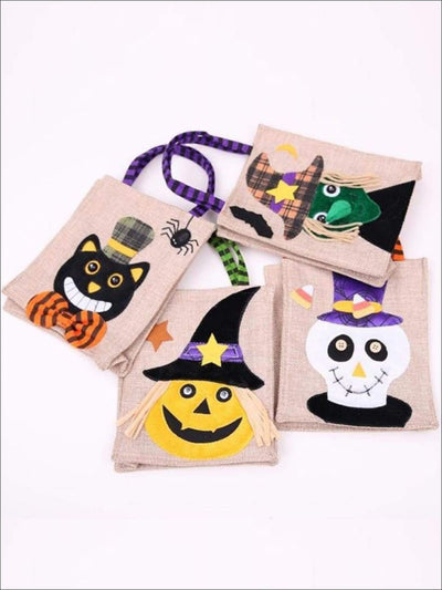 Girls Woven Halloween Character Trick-Or-Treat Bag (4 Style Options) - Accessories