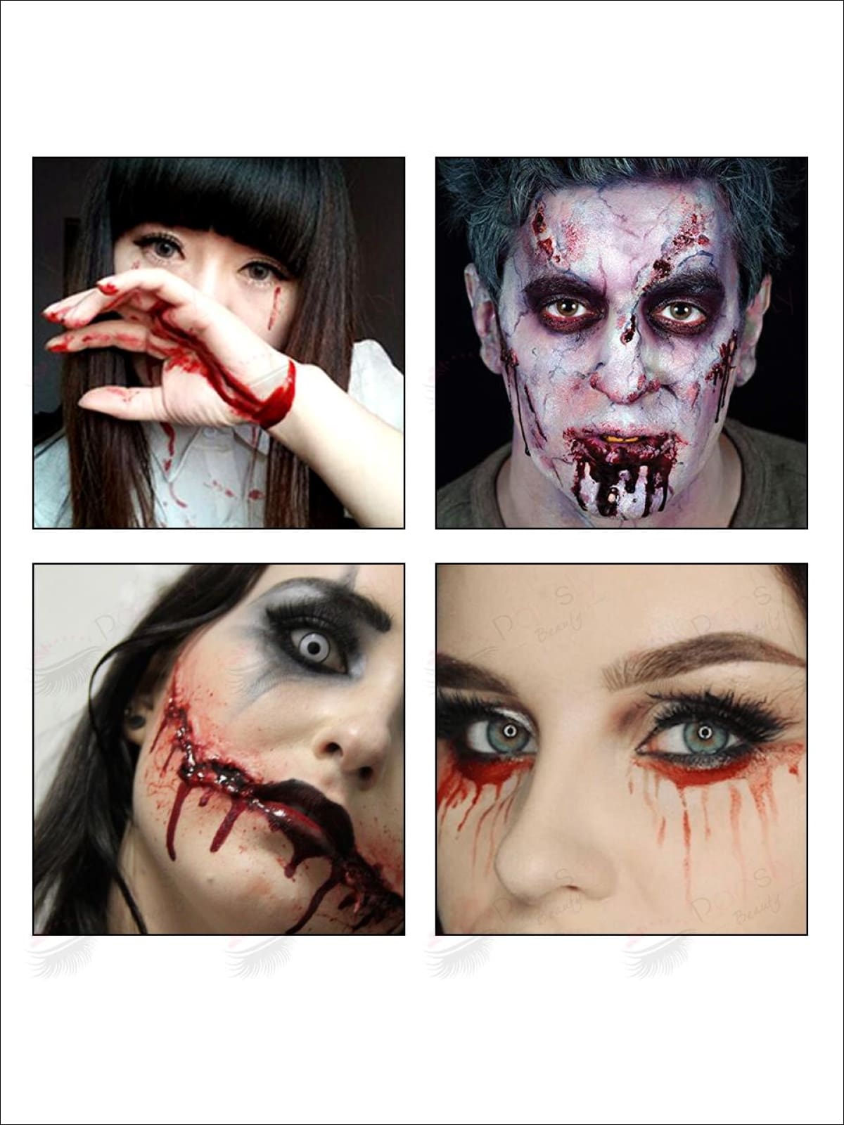 Girls Halloween Accessories | Fake Blood Makeup - Mia Belle Girls