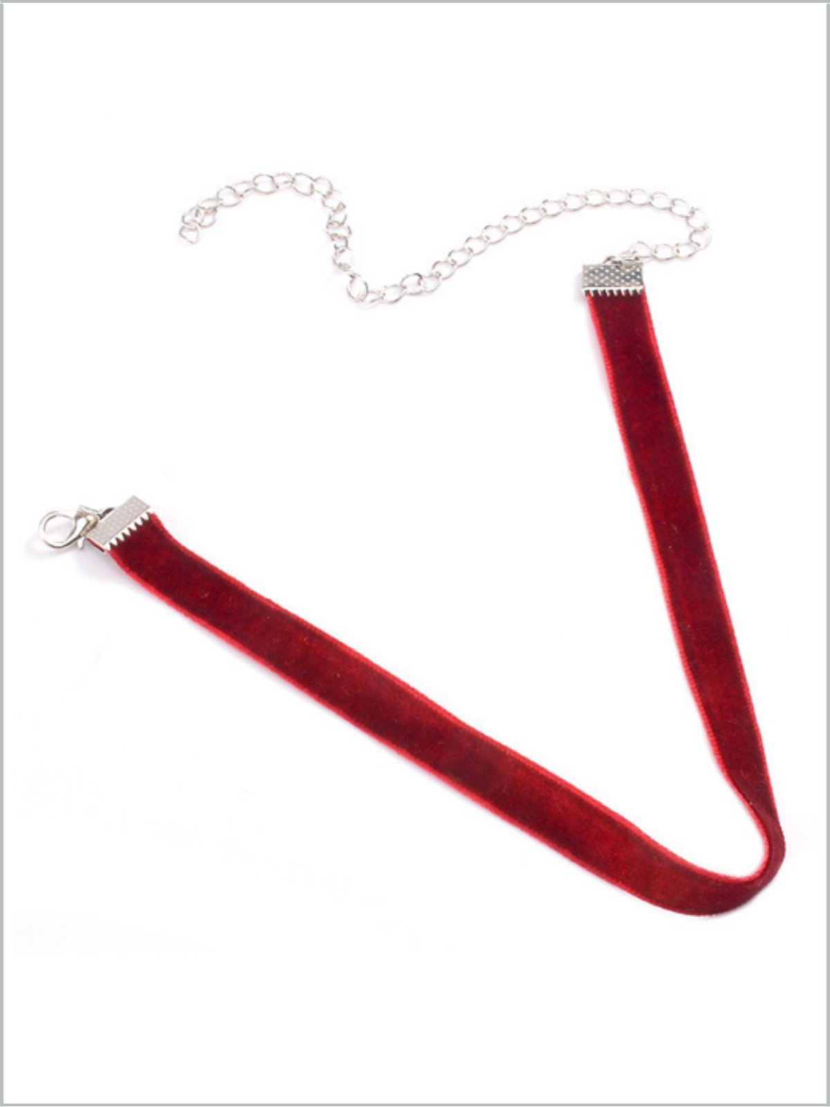 Halloween Accessories | Red Velvet Choker Necklace | Mia Belle Girls
