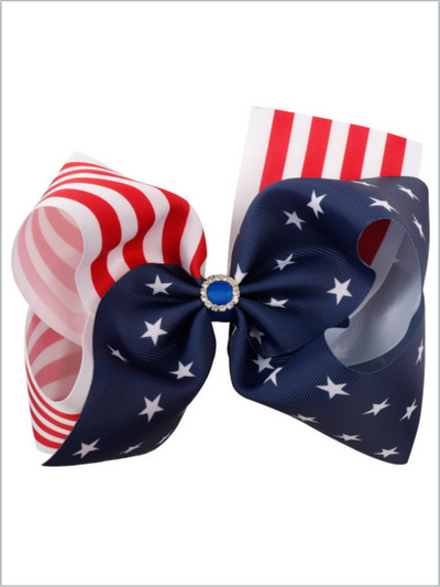 Girls 4th of July Hair Bow