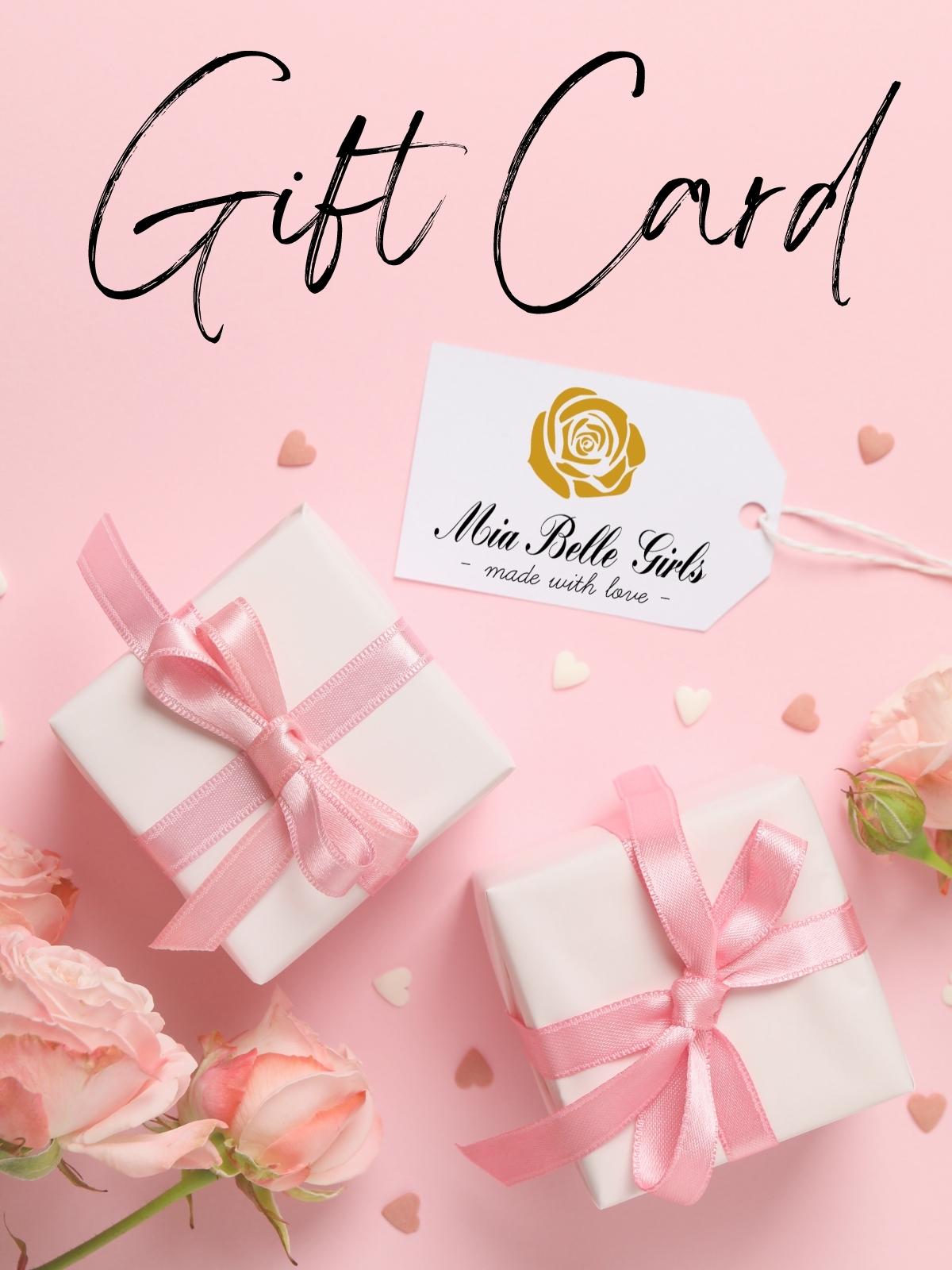 Girls Mia Belle Baby Gift Card