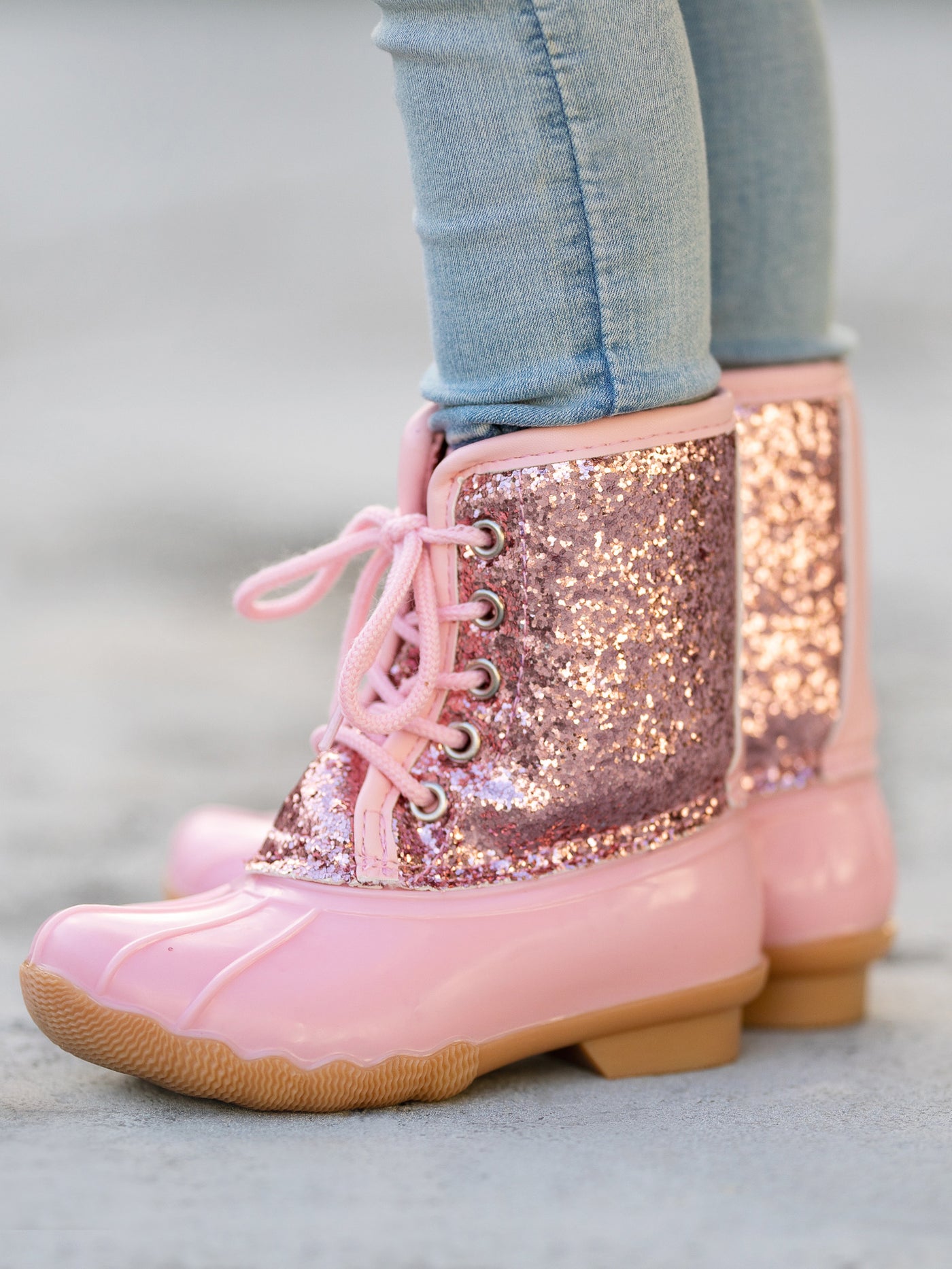 Glitter Duck Boots By Liv and Mia