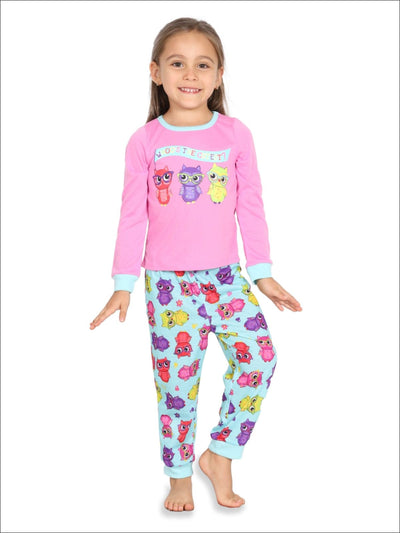 Komar Kids Toddler Girls Whoos The Cutest 2 Piece Pajama Set