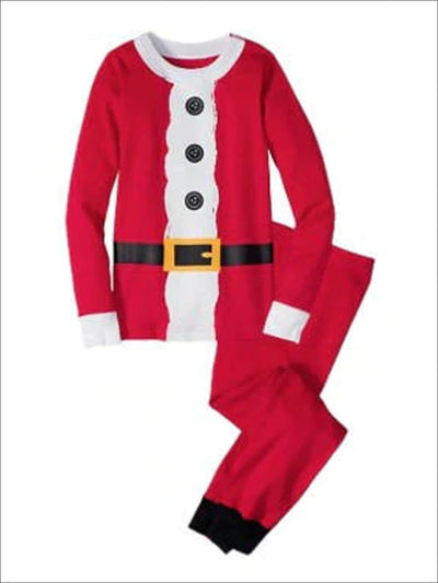 Mommy & Me Christmas Elf Pajamas - Red / Kids 2T - Mommy & Me Pajama