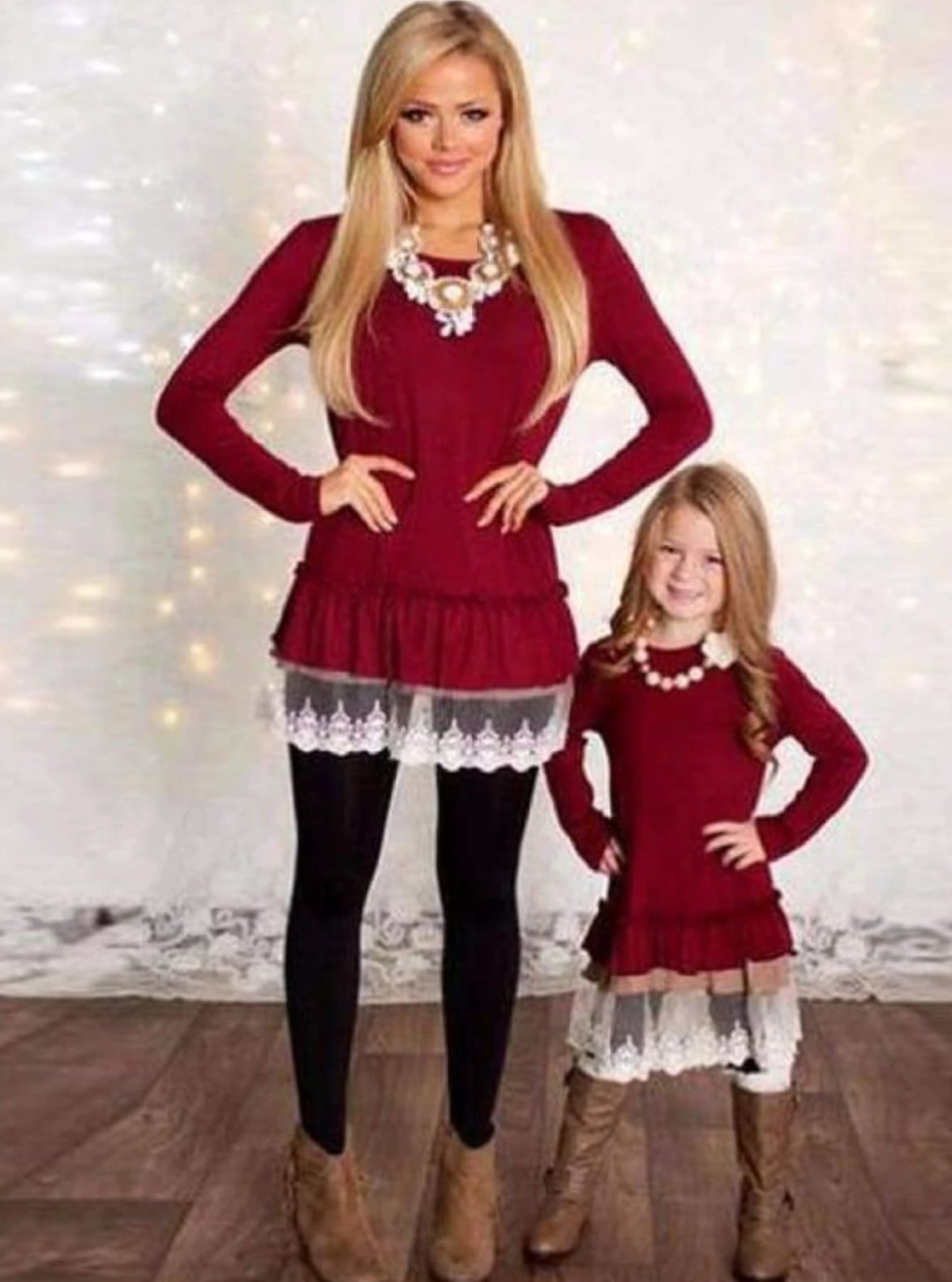 Mommy & Me Fashion Christmas Tunics - Mommy & Me Top