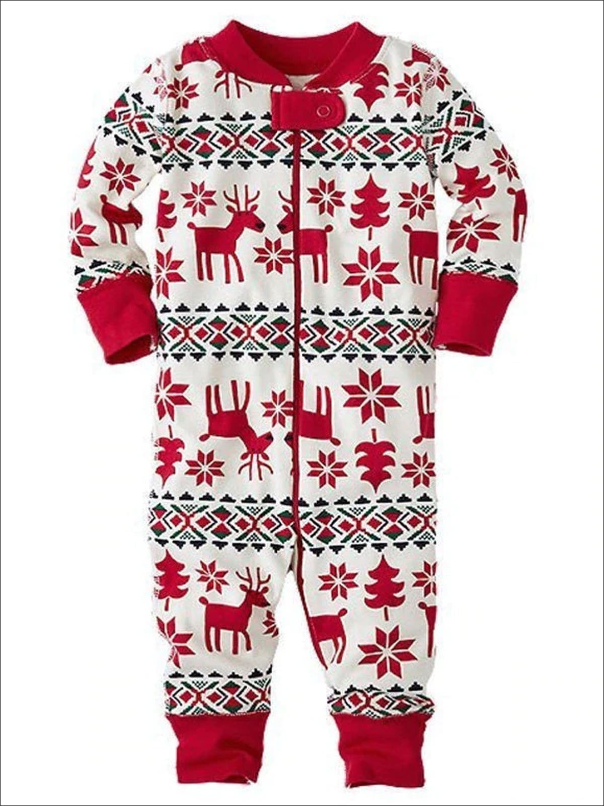 Family Christmas Pajamas Set | Long Sleeve Winter Reindeer Pajamas