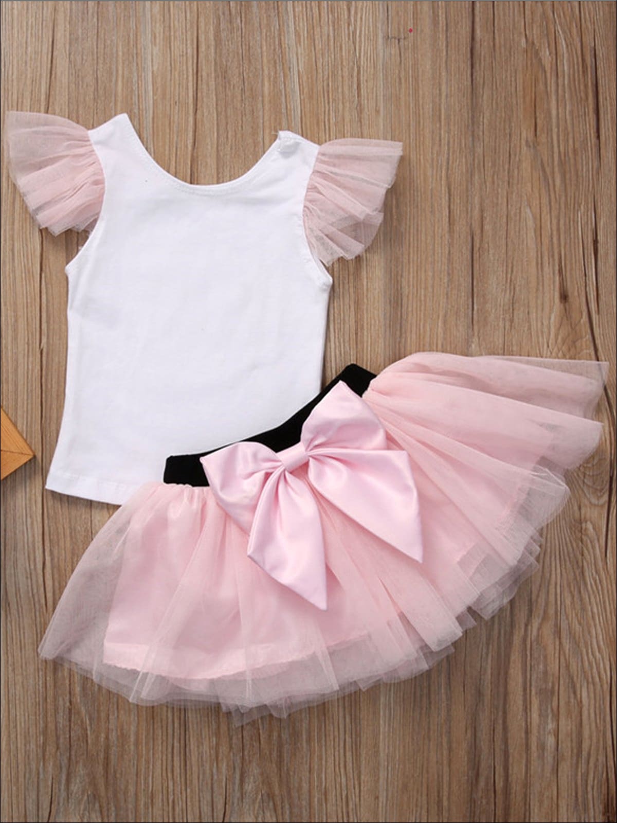 Mommy & Me Matching Spring Tutu Dress - White & Pink / S - Mommy & Me Dress