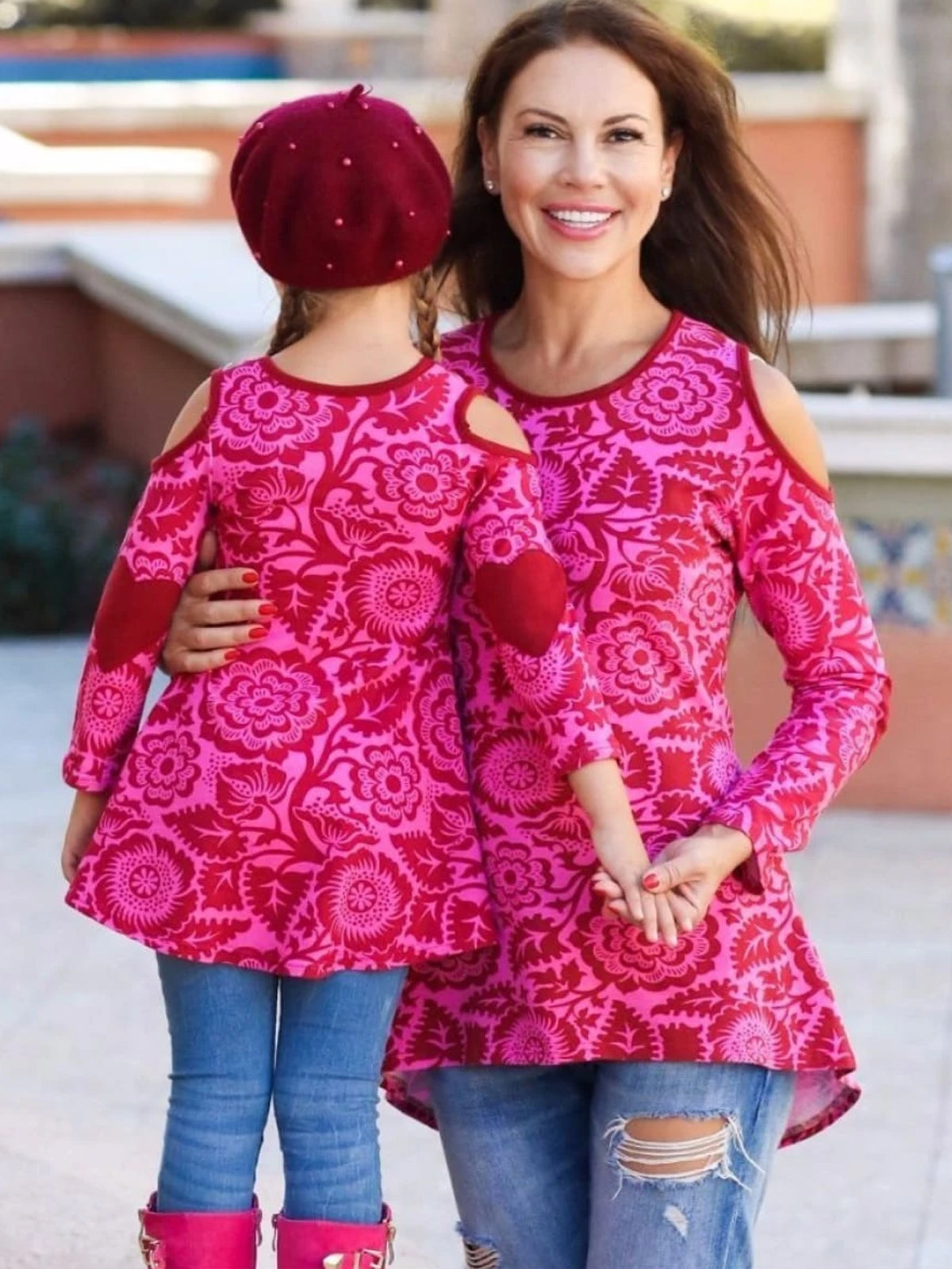Mommy & Me Swirling Hearts Top