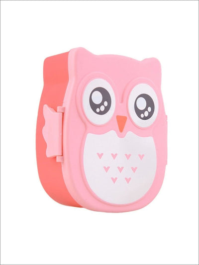 Girls Cute Owl Bento Lunch Box | School Accessories - Mia Belle Girls
