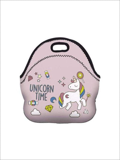 Kids Unicorn Time Lunch Box - School Accessories - Mia Belle Girls
