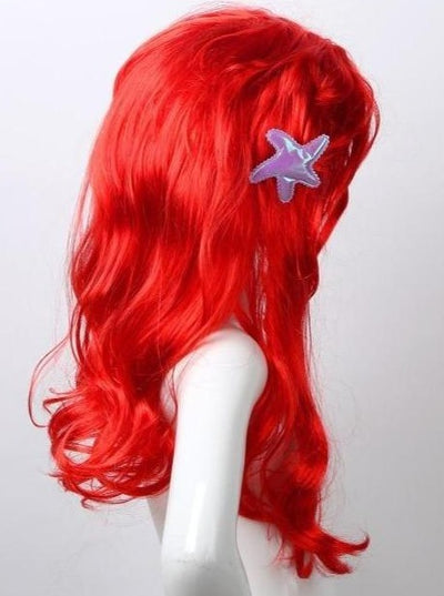Kids Halloween Wigs | Red Mermaid Cosplay Wig | Mia Belle Girls