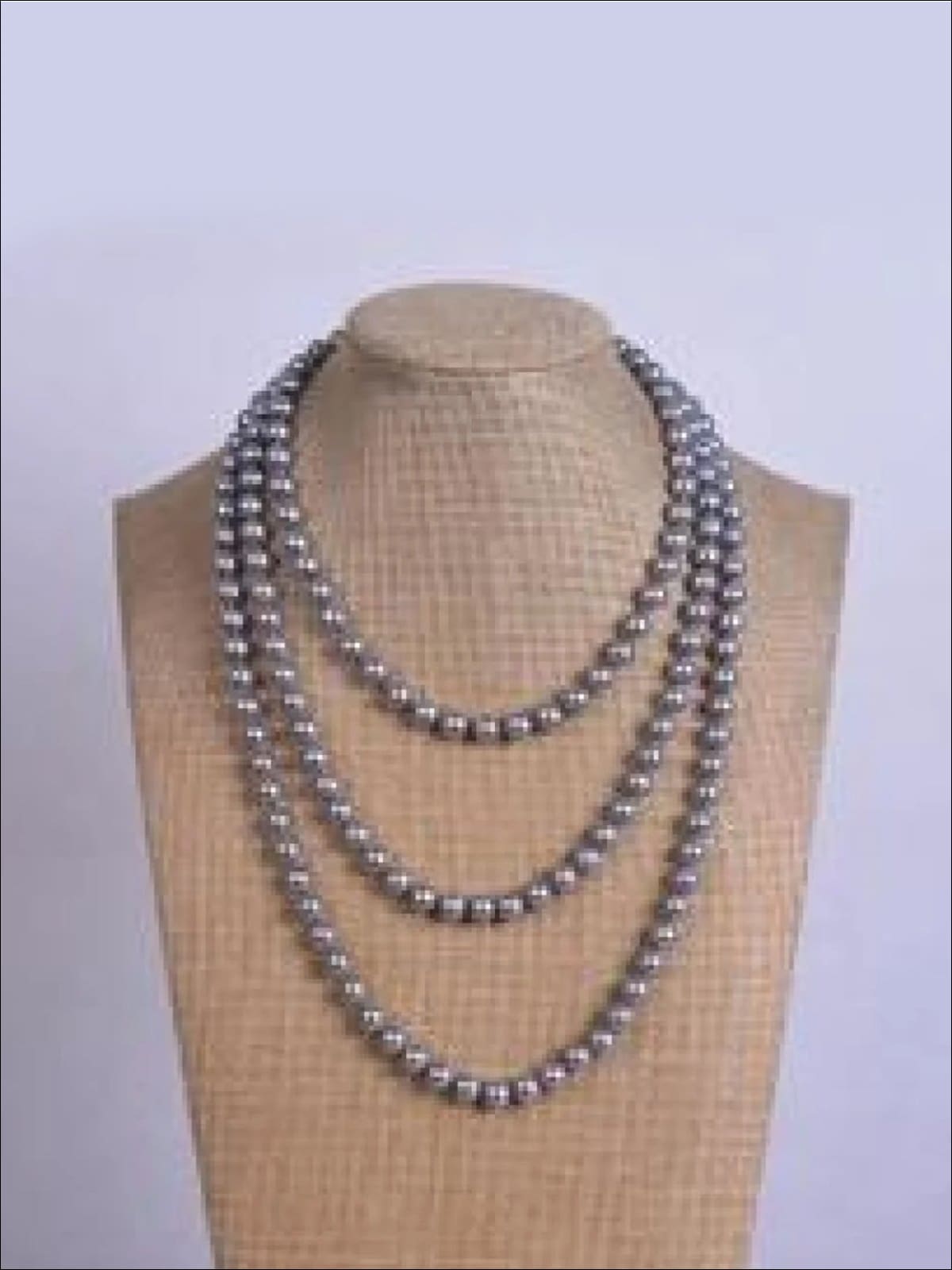 Girls Accessories | Vintage Long Pearl Necklace - Mia Belle Girls
