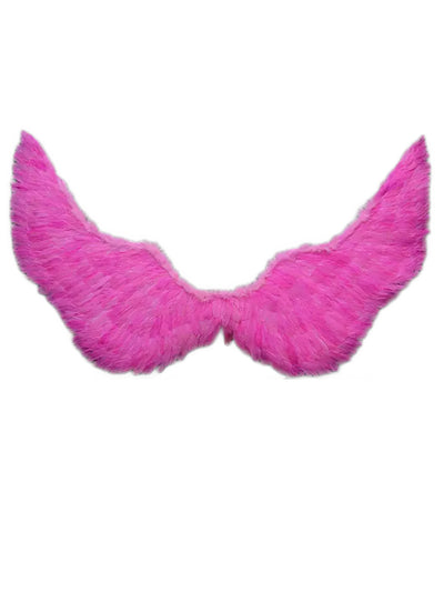 Kids Halloween Accessories | Pink Feather Wings - Mia Belle Girls