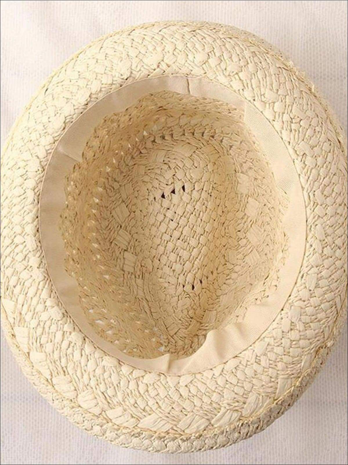 Womens Casual Panama Straw Hat - Womens Accessories