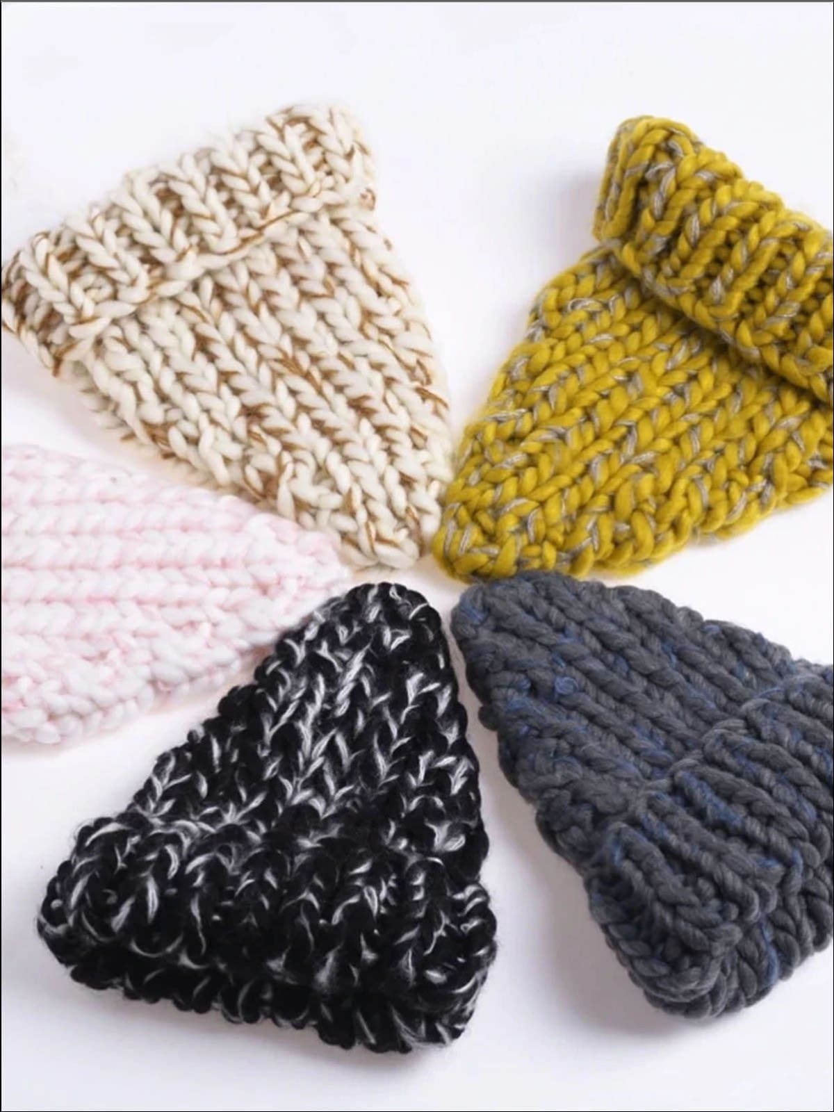 Womens Fashion Knitted Wool Beanies - Womens Accessory