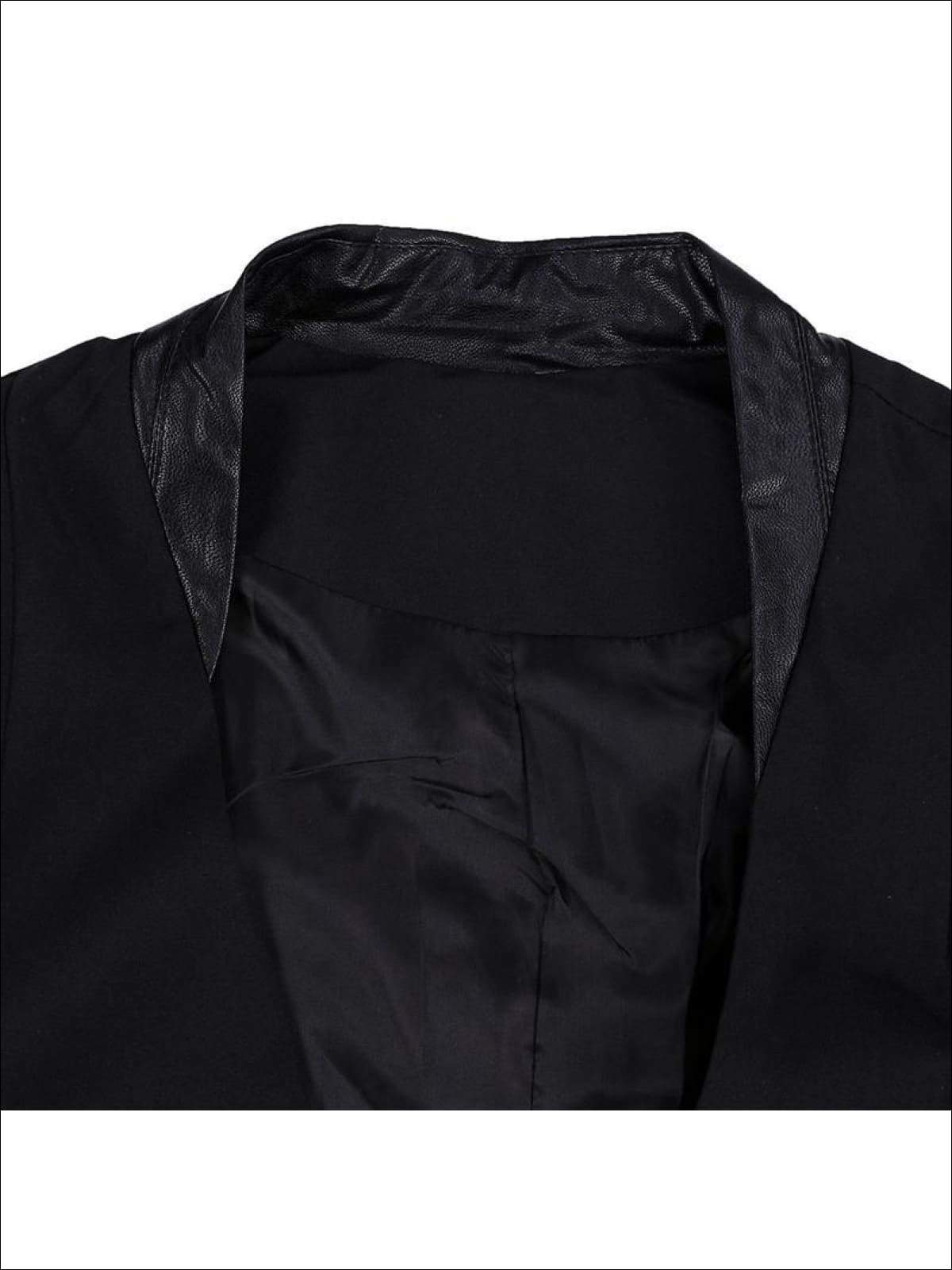 Womens Sequin Sleeve Blazer - Womens Fall Outerwear