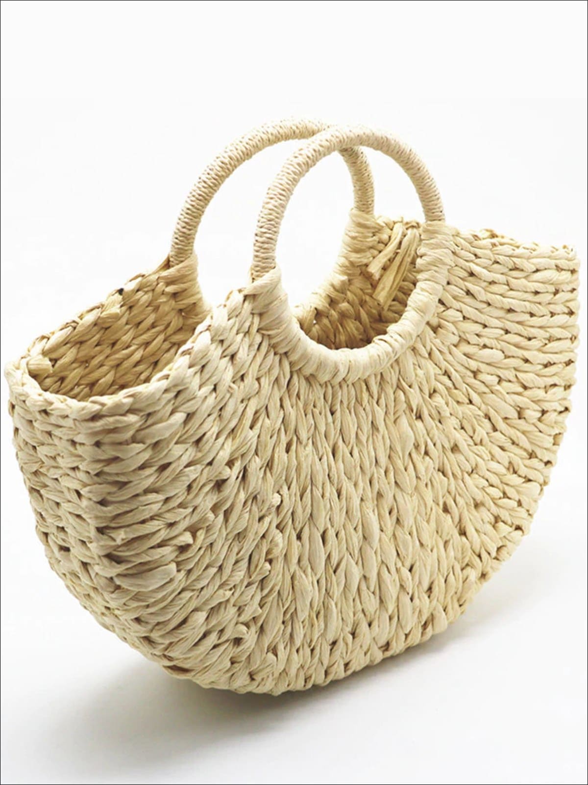 Womens Spring Woven Straw Bag - Womens Accessories
