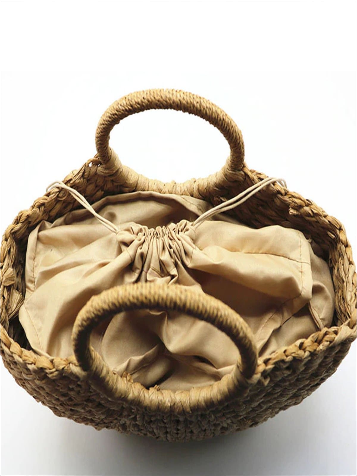 Womens Spring Woven Straw Bag - Womens Accessories