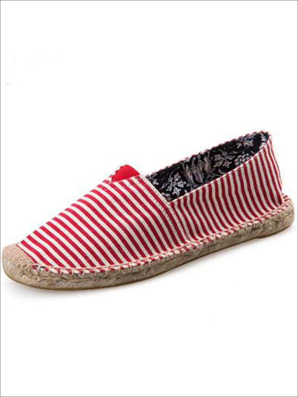 Women's Vintage Striped Espadrille Loafers (Multi Color Options) – Mia ...