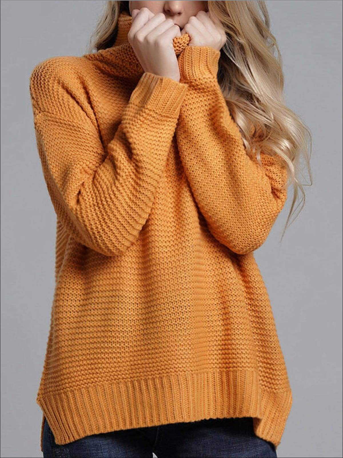 Womens Winter Knit Pullover Sweater - Womens Fall Sweaters
